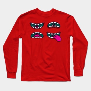 Mouth expressions Long Sleeve T-Shirt